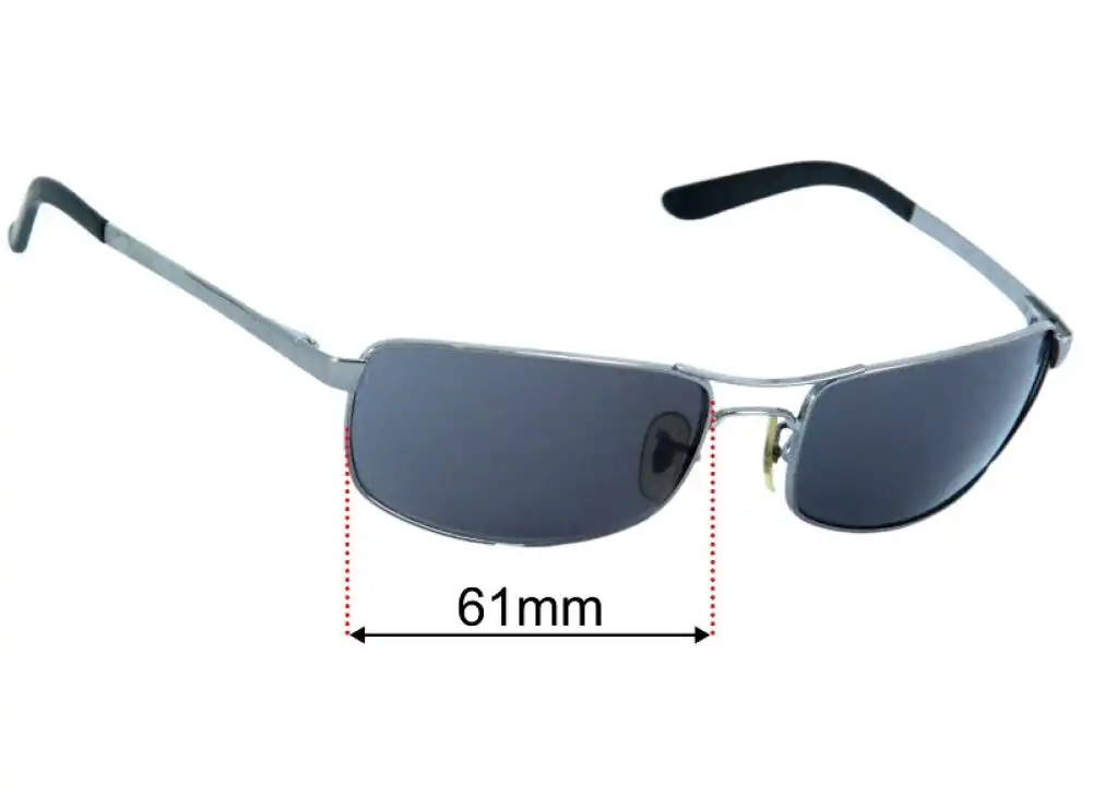 Ray-Ban RB3212 61mm Replacement Lenses